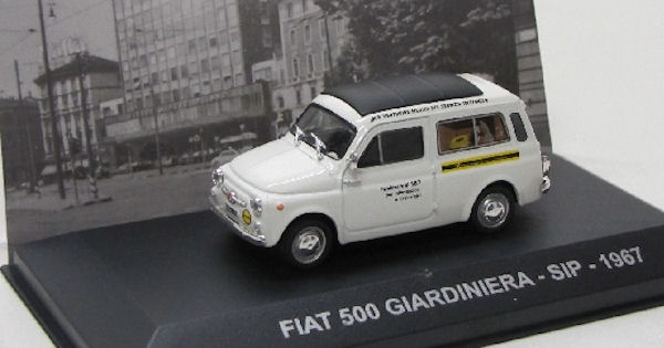 Altaya 1/43 フィアット 500 ジャルディニエーラ トランスポーター 1967 （ホワイト）