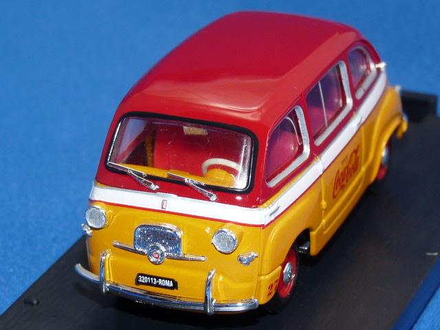 ブルム 1/43 フィアット 600 ムルティプラ コカ・コーラ宣伝カー 1960 ローマ・オリンピック