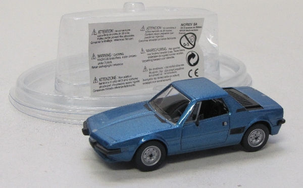 ノレブ 1/43 フィアット X1/9 1972 （ブルーメタ） ブリスターパッケージ