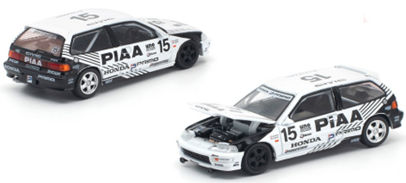 ★予約品★ PopRace 1/64 ホンダ シビック (EF9) JTC 1991 InterTEC No.15