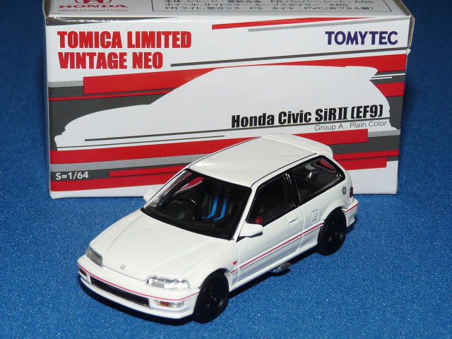 トミカリミテッドヴィンテージNEO （香港限定） 1/64 ホンダ シビック SiR II (EF9) Gr.A （白）