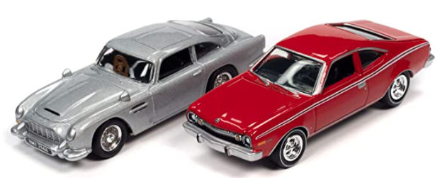 ジョニーライトニング 1/64 007 ジェームスボンド 1964 アストンマーチン DB5 ＆ 007 ジェームスボンド 1974 AMC ホーネット 2台セット