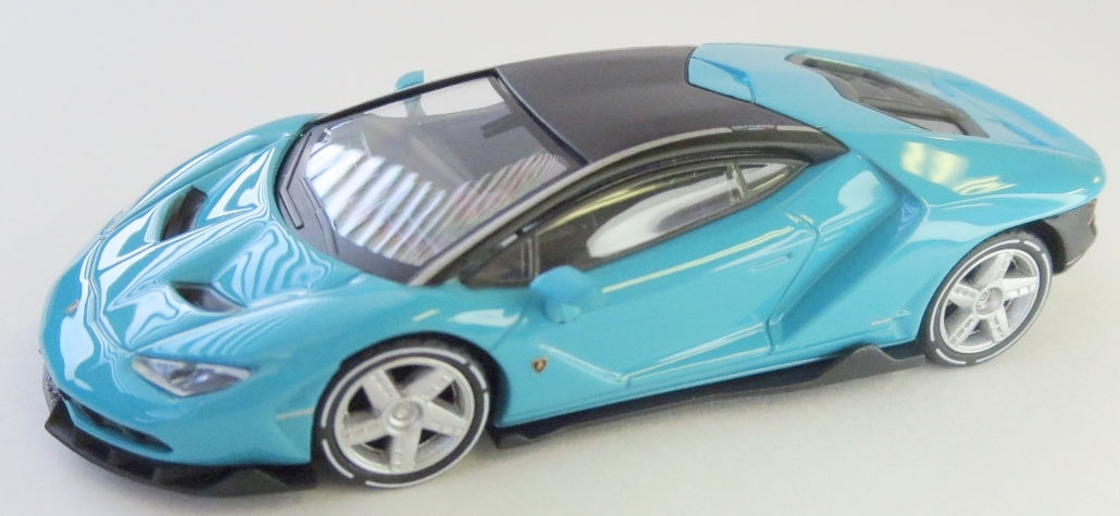 京商製 （ブンカ特注） 1/64 ランボルギーニ チェンテナリオ （ブルー/ブラック）