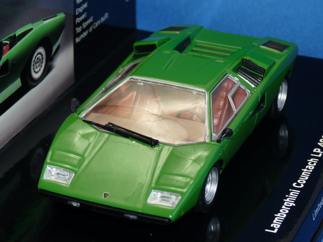 ミニチャンプス 1/43 ランボルギーニ カウンタック LP400 1970 （グリーン）