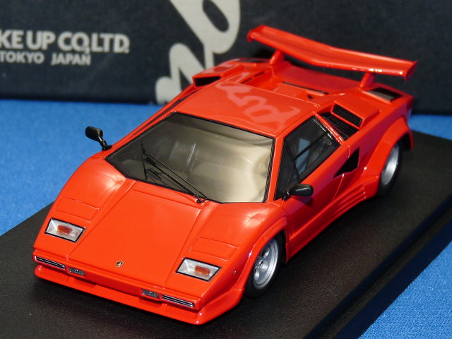 アイドロン 1/43 ランボルギーニ カウンタック LP5000 クアトロバルボーレ 1985 （ブライトレッド） 限定80台