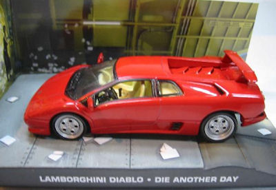 イクソ製 1/43 ランボルギーニ ディアブロ （レッド） 007 ジェームスボンド・コレクション No.39
