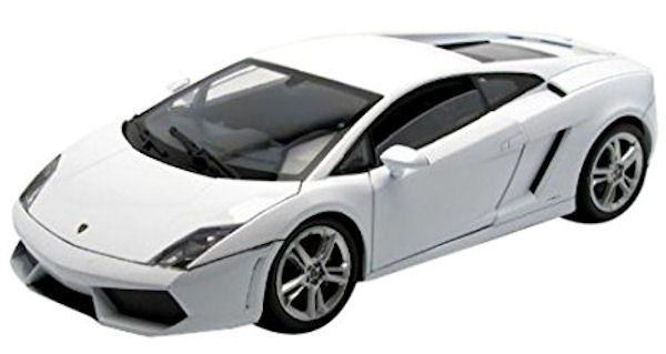 WELLY 1/18 ランボルギーニ ガヤルド LP560-4 （ホワイト） ランボルギーニ50周年記念メタルプレート付