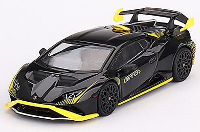 MiniGT 1/64 ランボルギーニ ウラカン STO （ブラックメタ） (LHD)