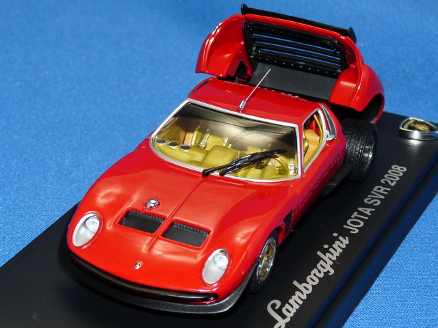 京商 1/43 ランボルギーニ イオタ SVR 2008 （レッド/ゴールド）