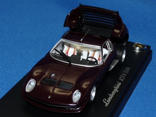 京商 1/43 ランボルギーニ イオタ SVR （マルーン）