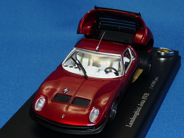京商 （ポストホビー特注） 1/43 ランボルギーニ イオタ SVR （レッドメタ） 限定999台
