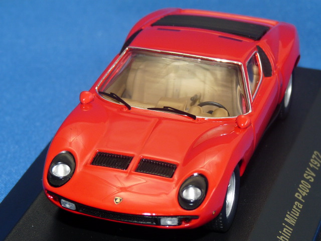イクソ （ポストホビー特注） 1/43 ランボルギーニ ミウラ P400 SV 1972 （レッド/ブラック） 限定999台