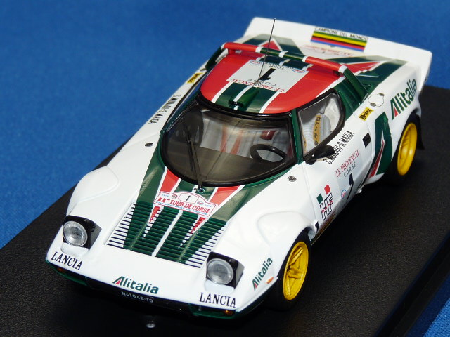 hpi-racing 1/43 ランチア ストラトス HF 1976 ツール・ド・コルス 優勝 No.1