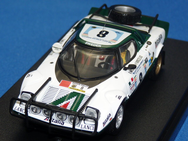 hpi-racing 1/43 ランチア ストラトス HF 1975 サファリ No.8