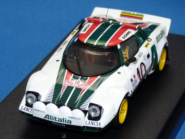 hpi-racing 1/43 ランチア ストラトス HF 1976 モンテカルロ 優勝 No.10