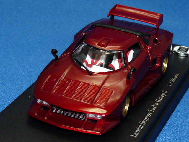 京商 （ポストホビー特注） 1/43 ランチア ストラトス ターボ Gr.5 （メタレッド）