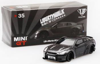 MiniGT （中国限定） 1/64 LB☆WORKS ニッサン GT-R (R35) Type 1 RarWing Ver.2 （マジックグレー）