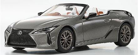 ★予約品★京商 1/43 レクサス LC500 コンバーチブル ”PINNACLE” （ニュートリノグレー）