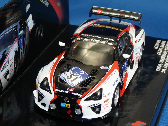 ミニチャンプス （エボリューション） 1/43 レクサス LFA GAZOO レーシング 2010 24h ニュル No.51