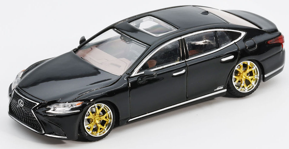 ★予約品★ ゲインコーププロダクツ 1/64 レクサス LS500 Lowrider Version （ブラック）