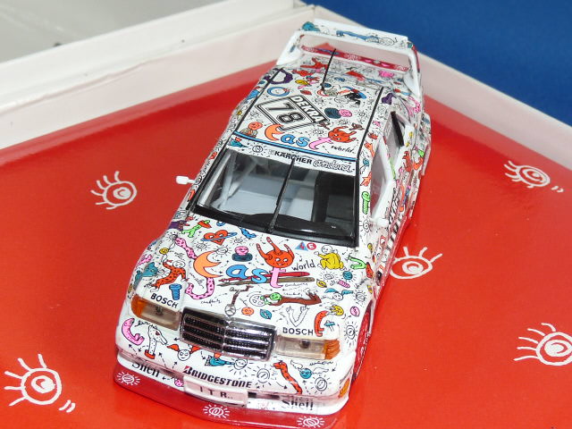 ミニチャンプス 1/43 ANDORA メルセデスベンツ 190E 2.5-16 エボリューション２ Gr.A 1991 No.78 E.Lohr （レッドデビル）