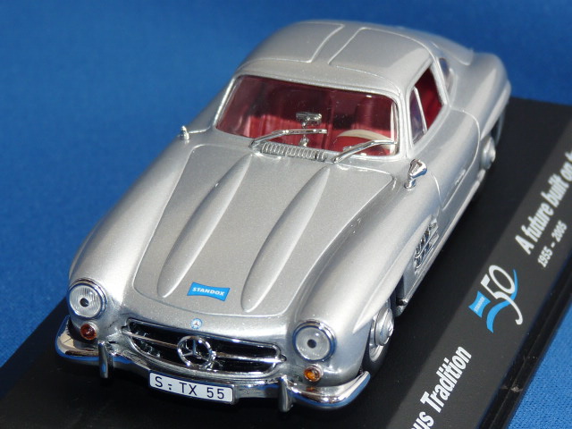 ミニチャンプス製 （Standox 特注） 1/43 メルセデスベンツ 300SL 1955 （シルバー） 限定150台