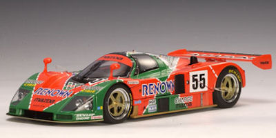 オートアート 1/18 マツダ 787B 1991 24h ル・マン 優勝 No.55 スペシャル・エディション （優勝トロフィー付属）