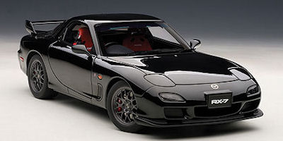 オートアート 1/18 マツダ RX-7 (FD3S) スピリットR タイプA （ブラック）