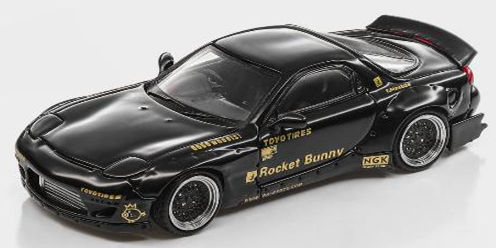 ★予約品★ ModelModel 1/64 マツダ RX-7 (FD3S) Rocket Bunny （ブラック）