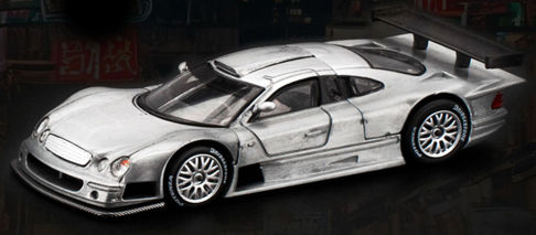 ★予約品★ PopRace （香港トイカーサロン2026 限定） 1/64 CLK-GTR (RawMetal)