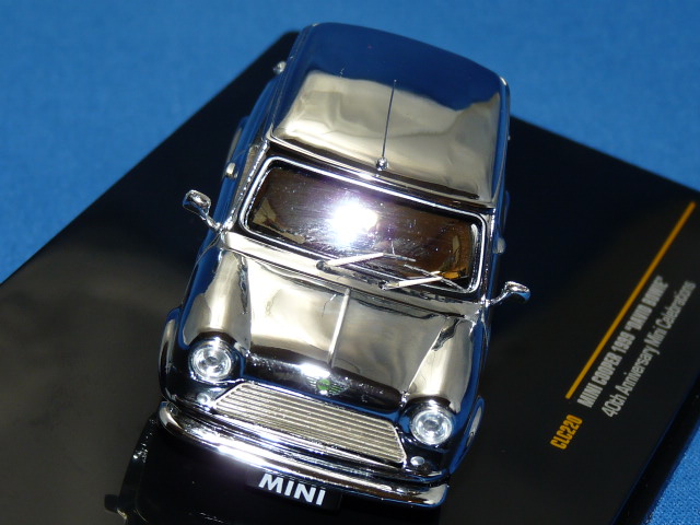 イクソ 1/43 ミニ クーパー 1999 ”デビット・ボウイ” デザイン ”ミニ 40周年記念” （オリジナル・ミニ 最終生産）