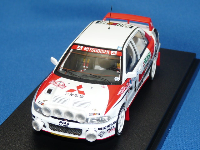 hpi-racing 1/43 ミツビシ ランサー エボリューション Ｉ 1993 モンテカルロ・ラリー No.4
