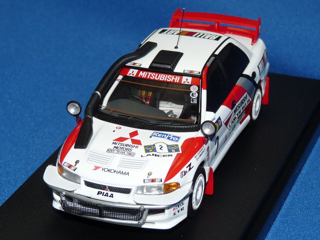 hpi-racing 1/43 ミツビシ ランサー エボリューション ＩＩＩ 1995 サファリ・ラリー No.2