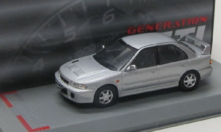 ダイキャストクラブ （GTI Collection） 1/43 ミツビシ ランサー エボリューション I 1992 （シルバーメタ）