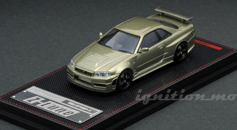 イグニッション 1/64 Nismo R34 GT-R Z-tune （グリーンメタ）