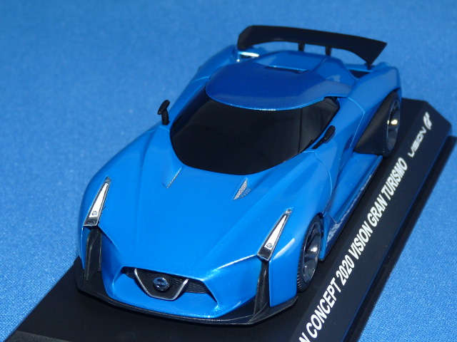 京商 1/43 ニッサン コンセプト 2020 ヴィジョン グランツーリスモ （インクブルー）