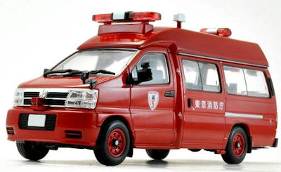 TLV43 1/43 ニッサン エルグランド 消防指揮車 （東京消防庁）