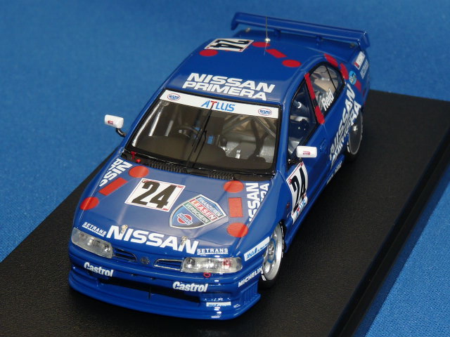ミラージュ 1/43 ニッサン プリメーラ 1996 JTCC 優勝 No.24