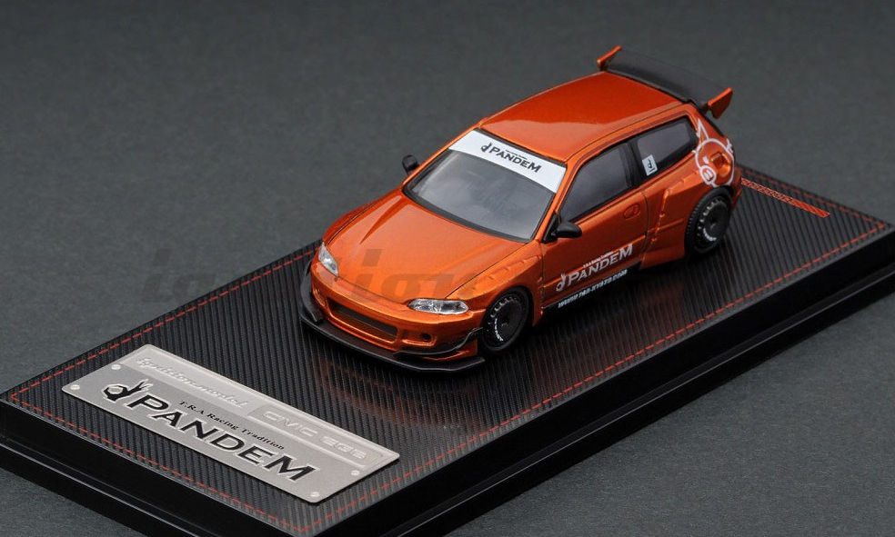 イグニッション 1/64 PANDEM シビック (EG6) （オレンジメタ）