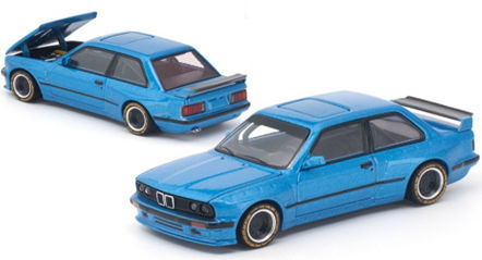 ★予約品★ PopRace 1/64 PANDEM E30 （ブルー）