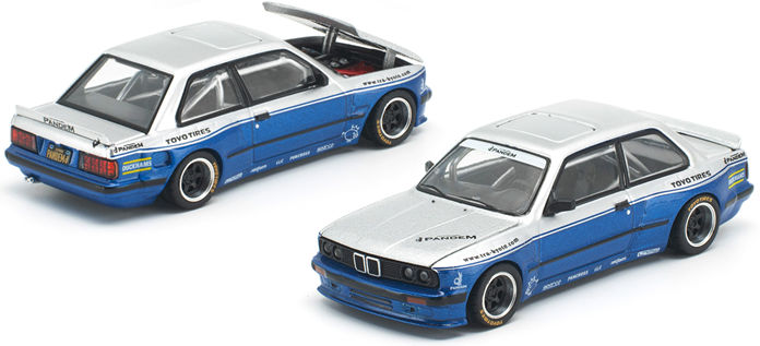 ★予約品★ PopRace 1/64 PANDEM E30 （シルバー）