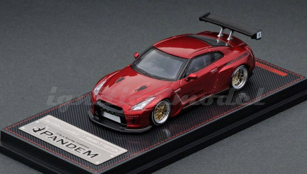 イグニッション 1/64 PANDEM R35 GT-R （レッドメタ）