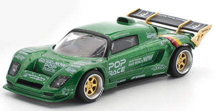 ★予約品★ PopRace 1/64 PANDEM ロータス エリーゼ （グリーン）
