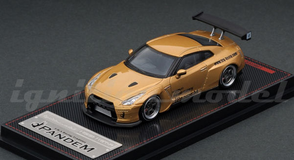 イグニッション 1/64 PANDEM R35 GT-R （ゴールド）