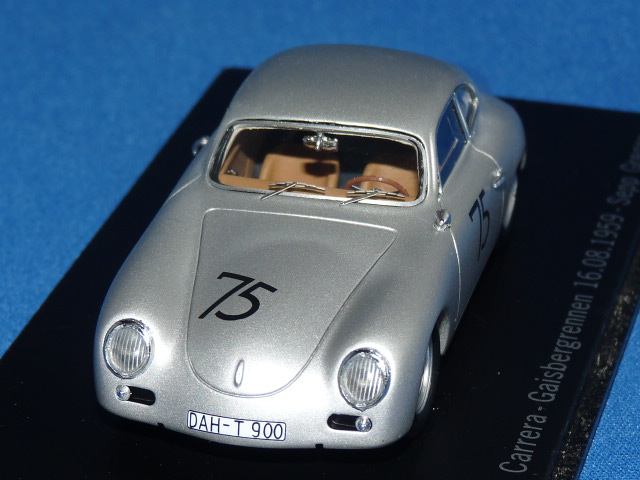 スパーク製 （ミュージアム特注） 1/43 ポルシェ 356 カレラ 1959 Gaisbergrennen No.75 (16.08.1959 Sepp Greger) 限定500台