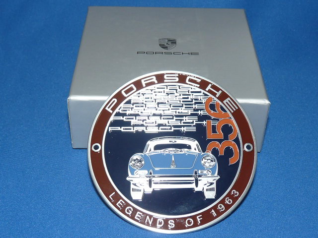 PDDS （ディーラー特注） ポルシェ グリルバッジ (Legends of 1963 Metall)