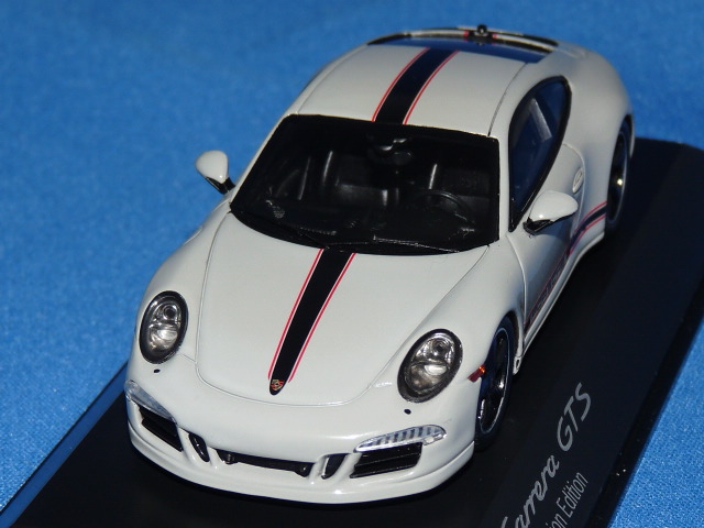 スパーク製 （ミュージアム特注） 1/43 ポルシェ 911 (991) カレラ GTS 2015 Rennsport Reunion Edition （グレー） 限定500台