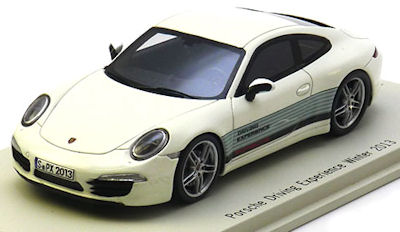 スパーク製 （ポルシェ・ミュージアム特注） 1/43 ポルシェ 911 (991) カレラ （ホワイト） Driving Experience Winter 2013 限定500台
