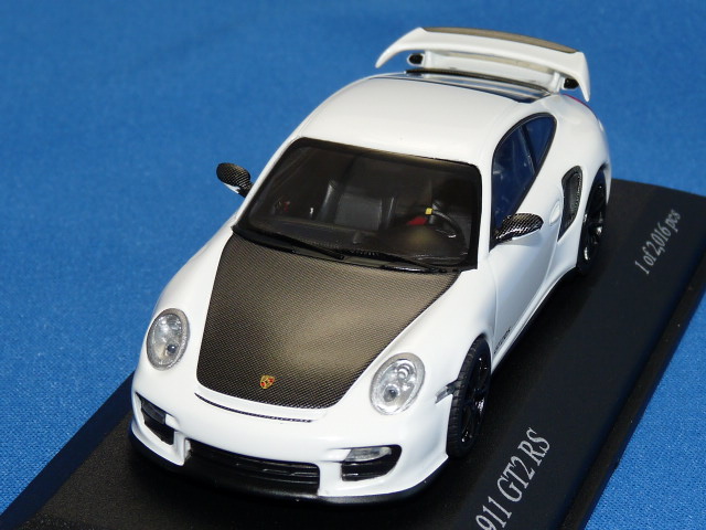 ミニチャンプス 1/43 ポルシェ 911 (997/セカンド) GT2RS 2010 （ホワイト）