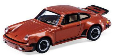 ★予約品★ シュコー 1/64 ポルシェ 911 (930) Turbo 1980 （ブロンズ）
